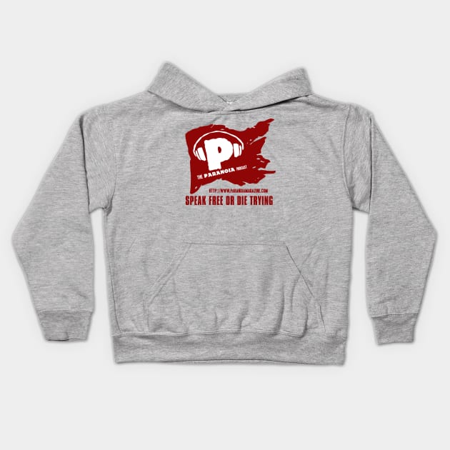 The PARANOIA Podcast - Banner Kids Hoodie by orphillips